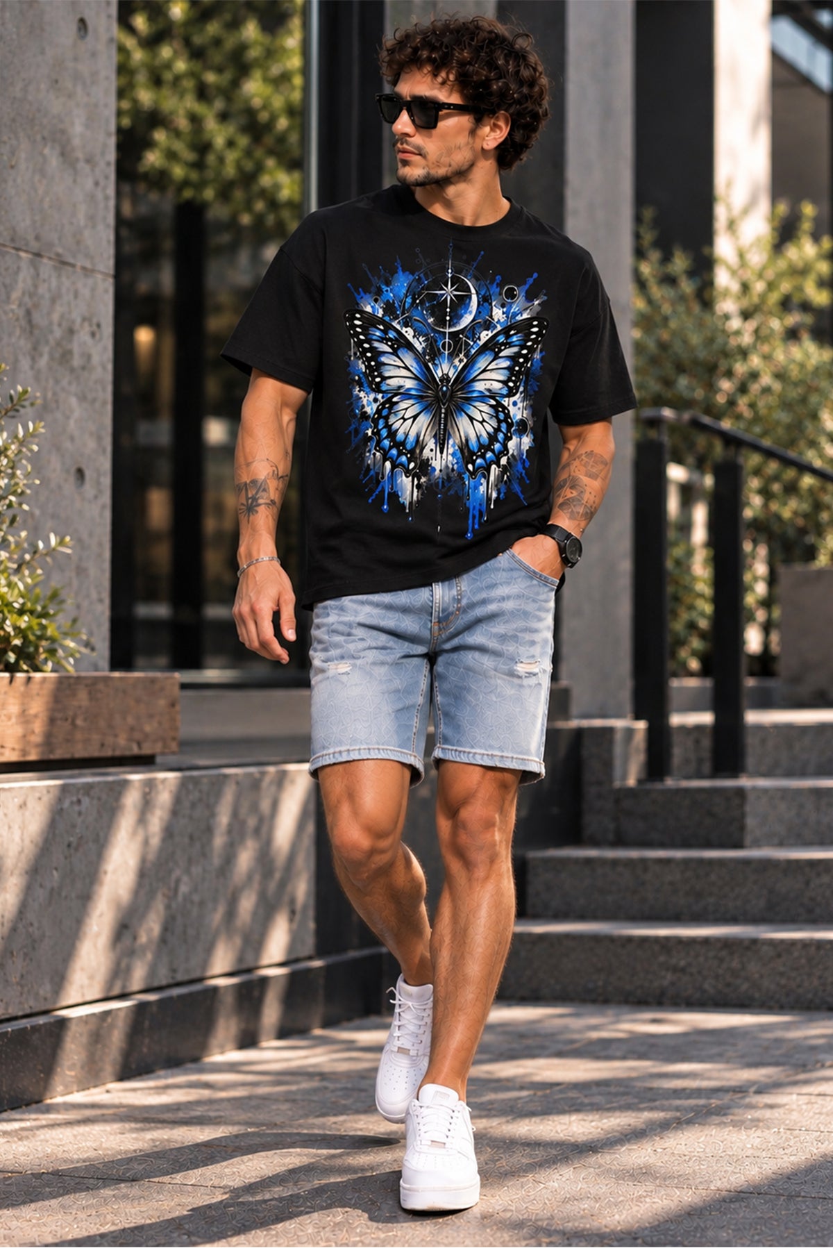 Kozmik Kelebek Oversize Tişört